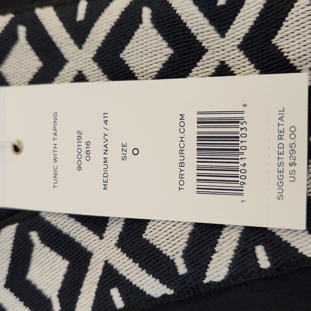 NWT Navy Ariana Tunic With Taping - Picture 8 of 11